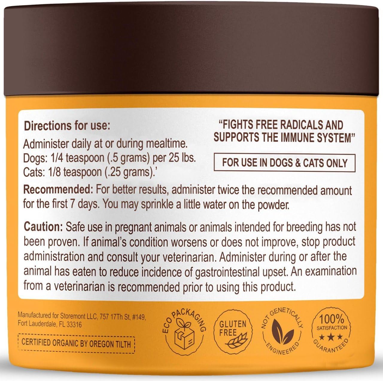 Petsmont Buddy Guard for Lumps and Bumps, Lipoma for Dogs & Cats, Patent Pending Organic 8 Mushroom Powder Blend Natural Dog Probiotic & Immune Support Chaga, Reishi, Lion's Mane, Turkey Tail Mushroom