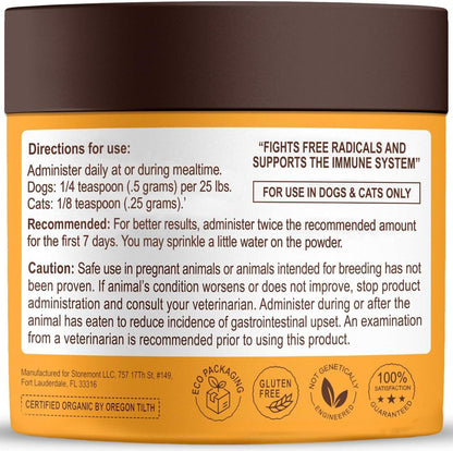 Petsmont Buddy Guard for Lumps and Bumps, Lipoma for Dogs & Cats, Patent Pending Organic 8 Mushroom Powder Blend Natural Dog Probiotic & Immune Support Chaga, Reishi, Lion's Mane, Turkey Tail Mushroom